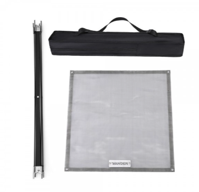 موقد نار شبكي مع حقيبة - 54.5*54.5*37 سم #WD-CMP16