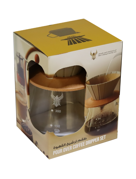 طقم ترشيح القهوة المختصة من الحر