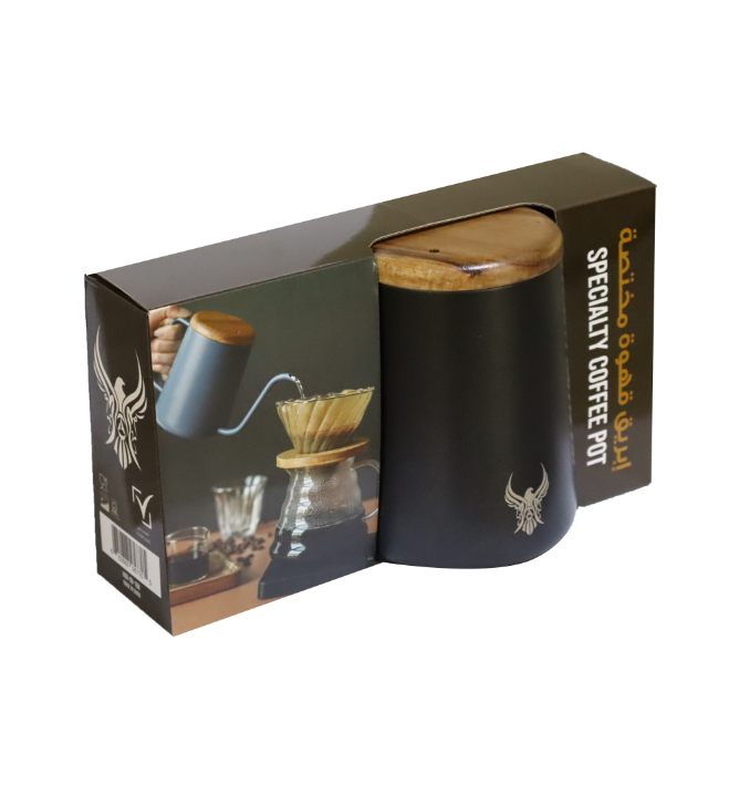 ابريق القهوة المختصة من الحر