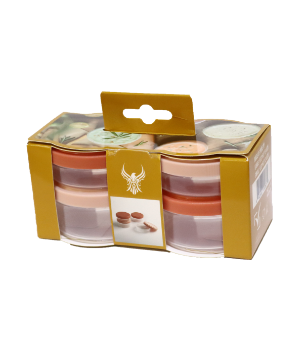 مجموعة حافظات الطعام للصلصات او القناد من الحر