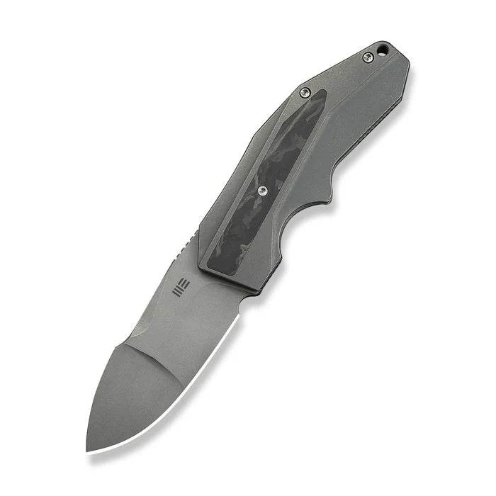 WEKNIFE Coral SLT Flipper Knife Titanium & Carbon Fiber Handle #WE24044-2
