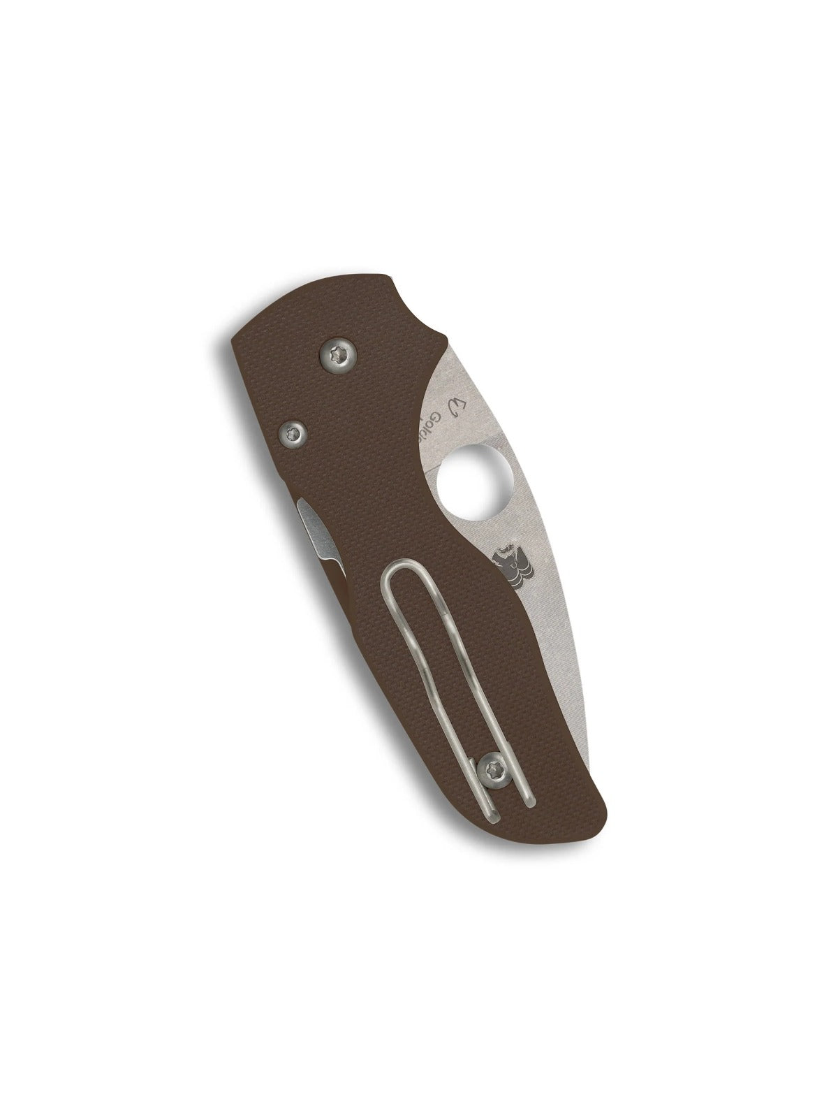 SPYDERCO SP LIL NATIVE BROWN G-10  CPM15V PLAINEDGE #C230GPBN15V