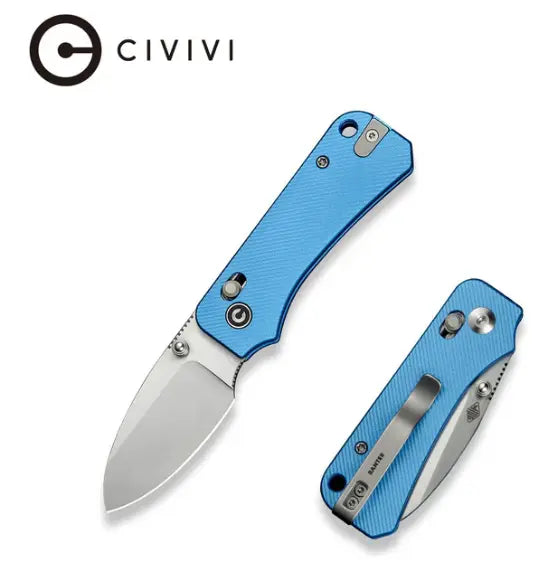 CIVIVI Baby Banter 2 Thumb Stud & Crossbar Lock Knife Aluminum Handle #C23074-1