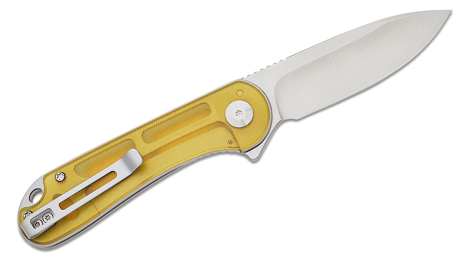 CIVIVI Elementum Folding Knife - Polished Ultem #C907A-4