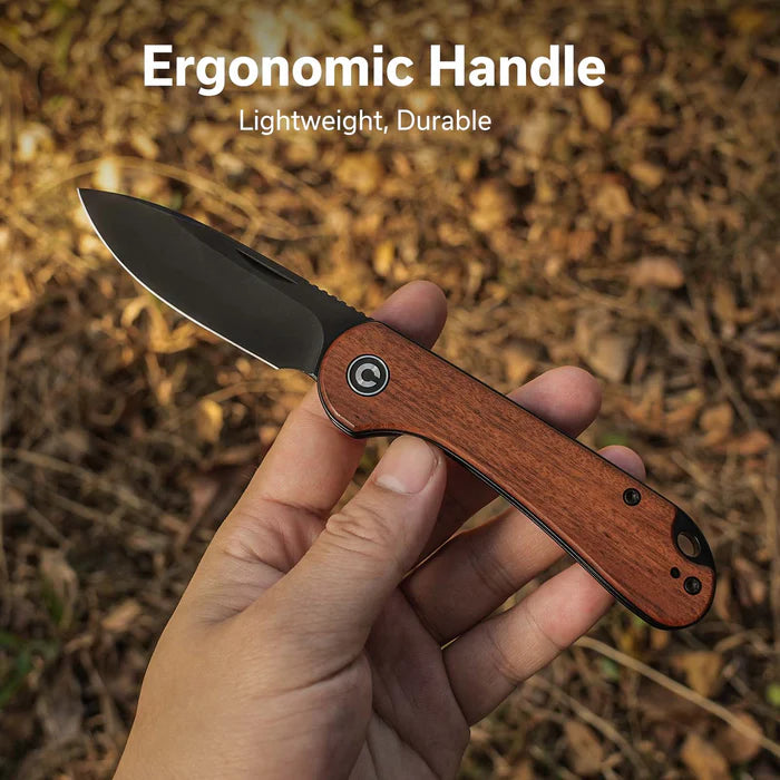 CIVIVI Elementum Slip Joint Knife Wood Handle #C18062AJ-3