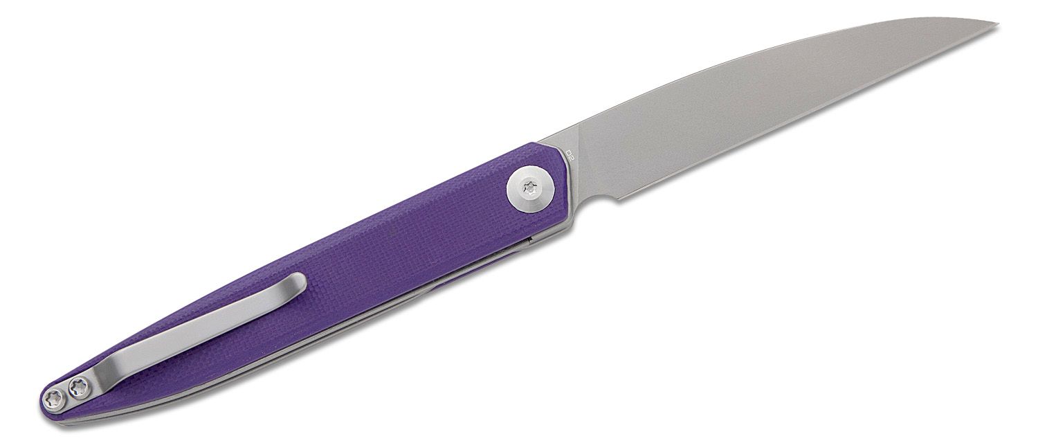 SENCUT Jubil Front Flipper Knife - Purple G10 #S20029-1