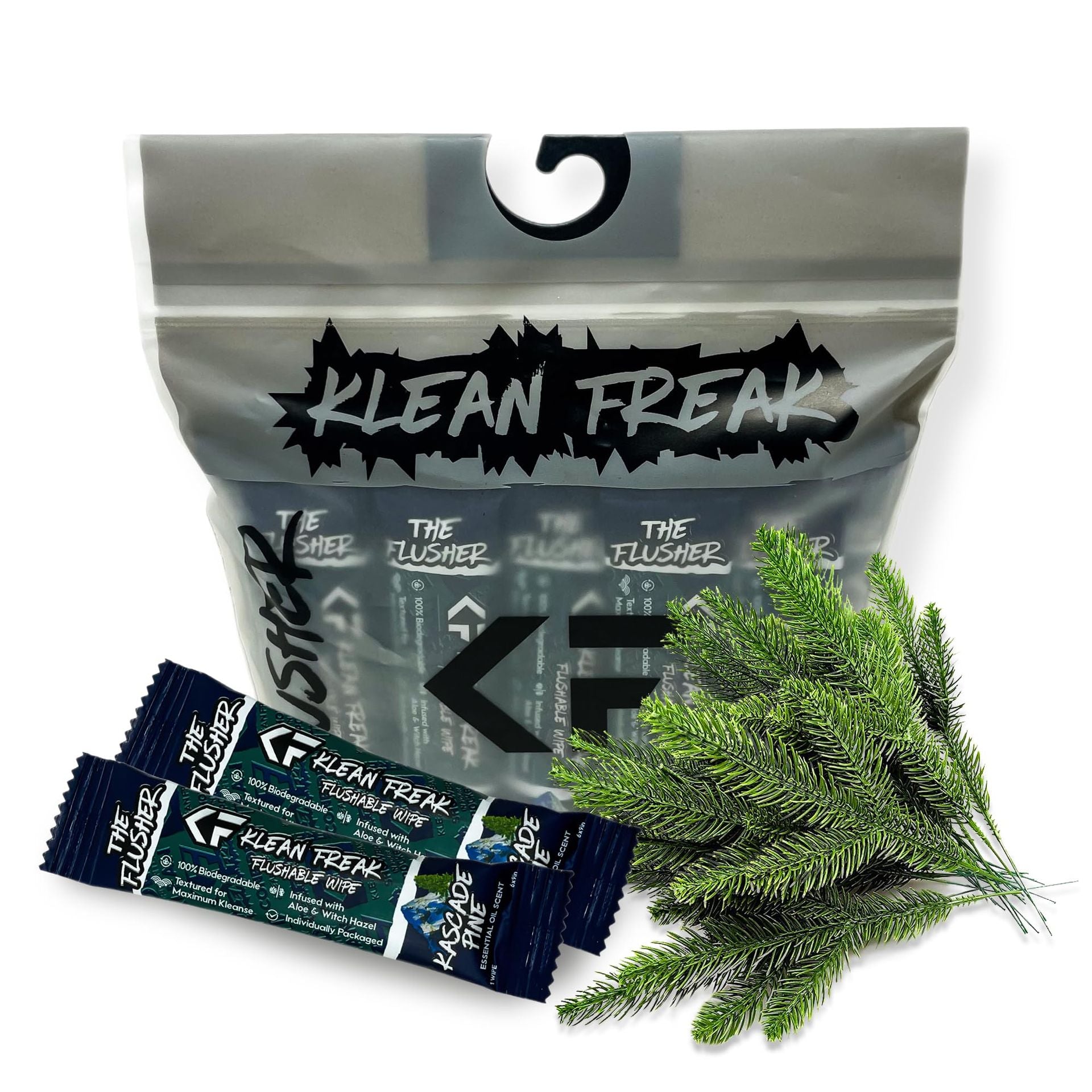 Klean Freak - The Flusher wipes - 20 Pack - Kascade Pine