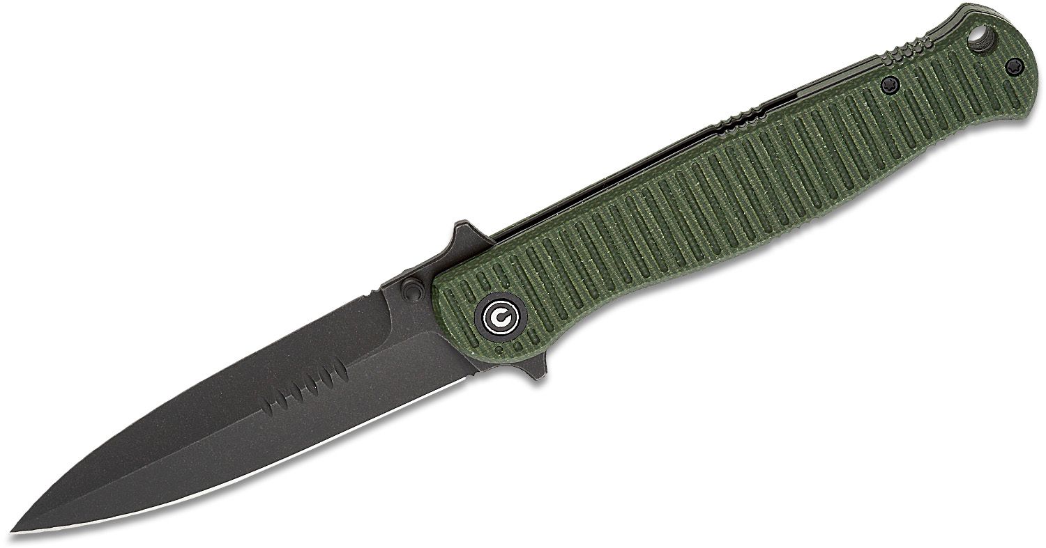 CIVIVI KNIVES RS71 LINER LOCK GREEN CANVAS #C23025-3