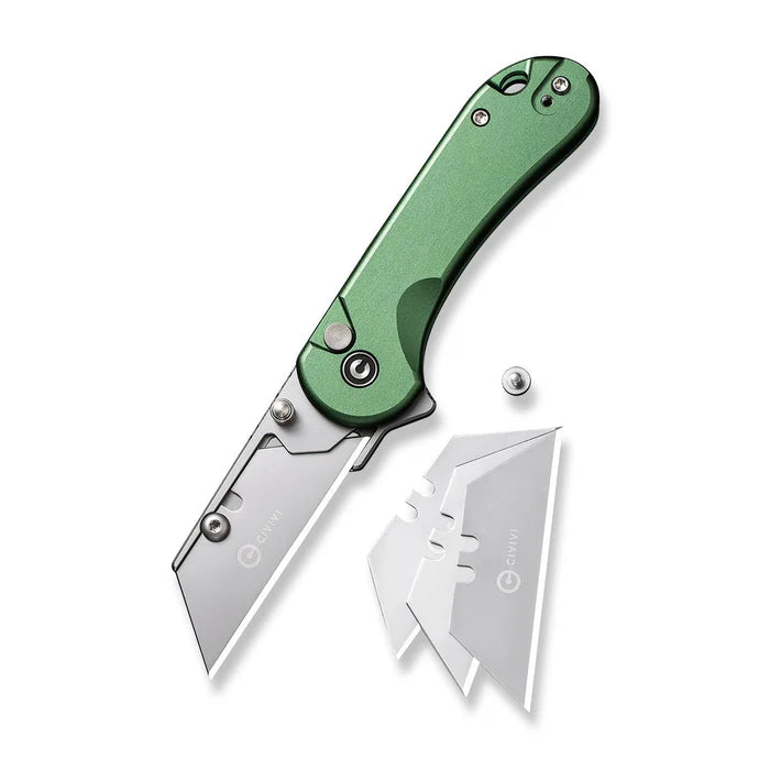 CIVIVI Elementum Utility Thumb Stud & Button Lock Knife Aluminum Handle #C23039B-3