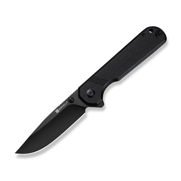 SENCUT Aetheris Flipper & Thumb Stud Knife Micarta Handle #S24095-3