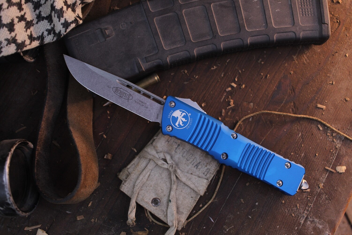 Microtech Auto Combat Troodon S/E OTF #MCT14310BL