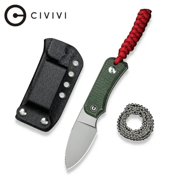 CIVIVI Baby Banter Fixed Blade Knife Micarta Handle #C23045-2