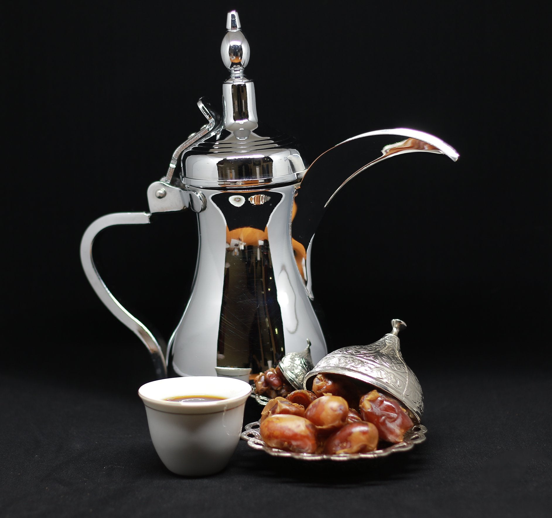 دلة ثراء للقهوة ستانلس ستيل من الحر