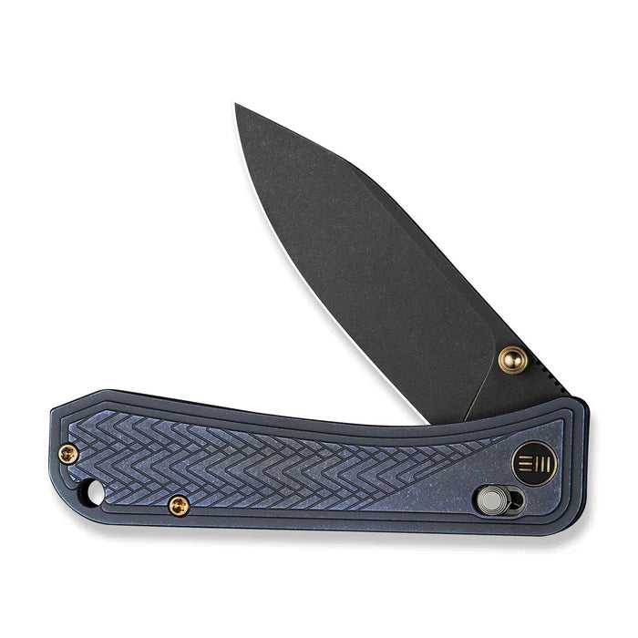 WEKNIFE Bougie Banter Thumb Stud & Crossbar Lock Knife Titanium Handle #WE24009-1