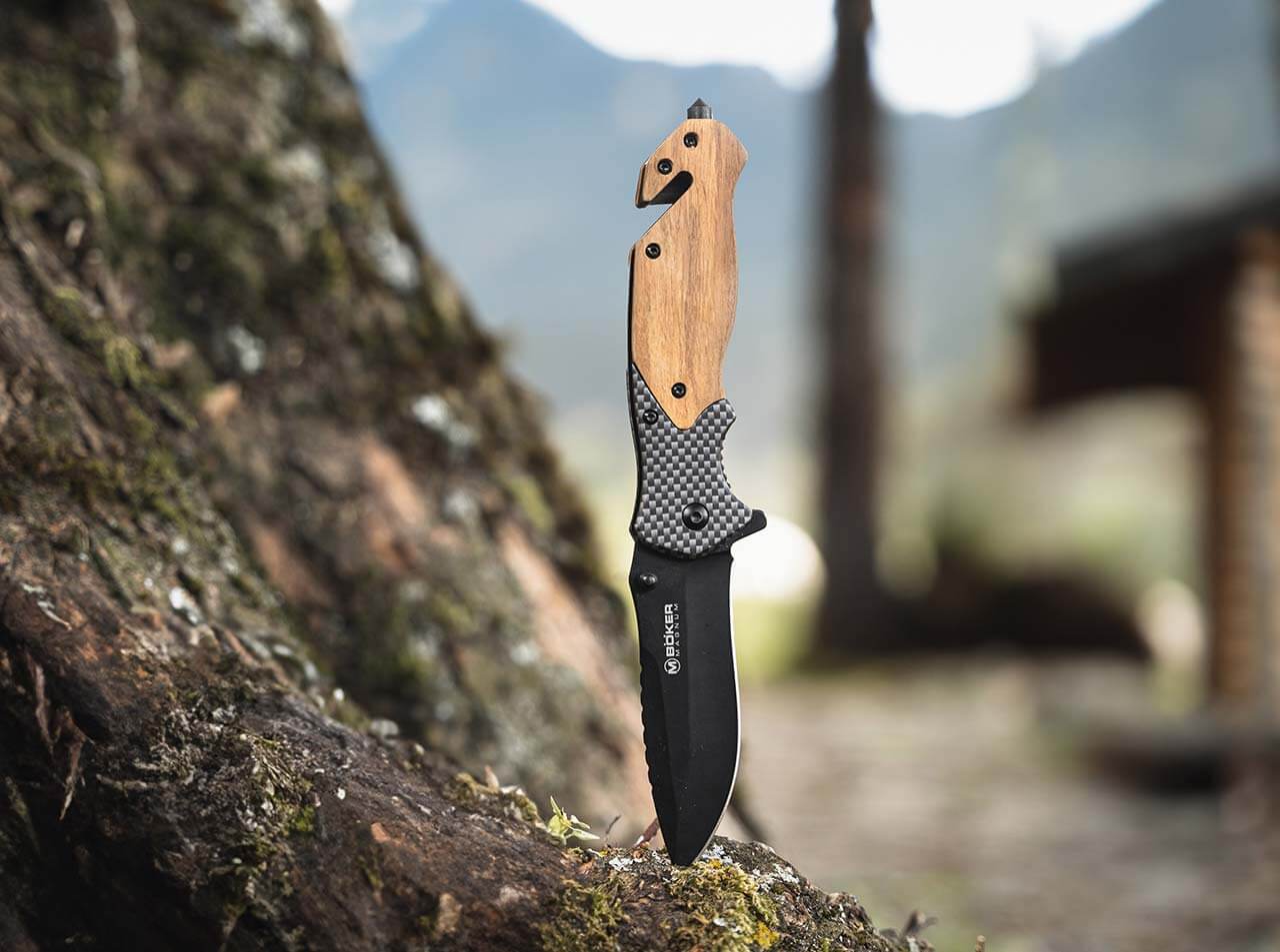 BOKER MAGNUM BLOMKVIST OLIVE #01MB736