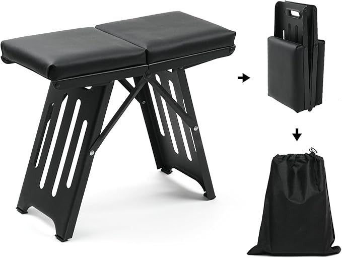 7MD Compact Folding Camping Stool Portable Lightweight Outdoor Seat For Picnic Fishing and BBQ #11317