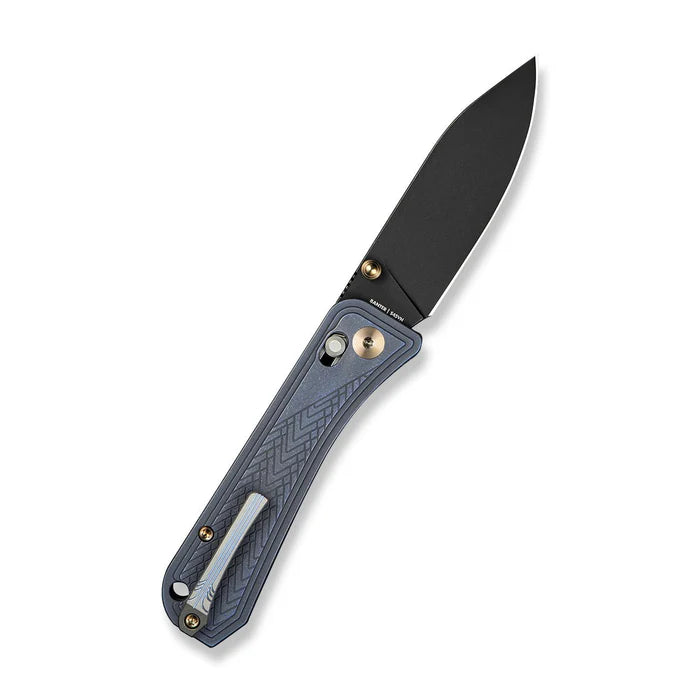 WEKNIFE Bougie Banter Thumb Stud & Crossbar Lock Knife Titanium Handle #WE24009-1