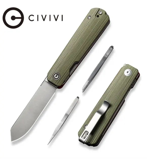 CIVIVI Sendy Flipper Knife G10 Handle #C21004B-1