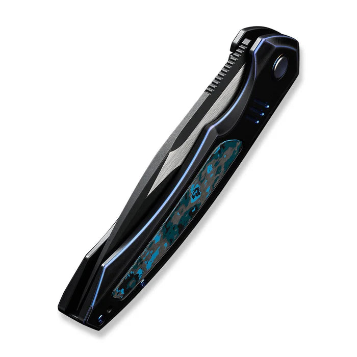 WEKNIFE Hyperactive Flipper Knife Titanium & FatCarbon Fiber Handle #WE23030-3