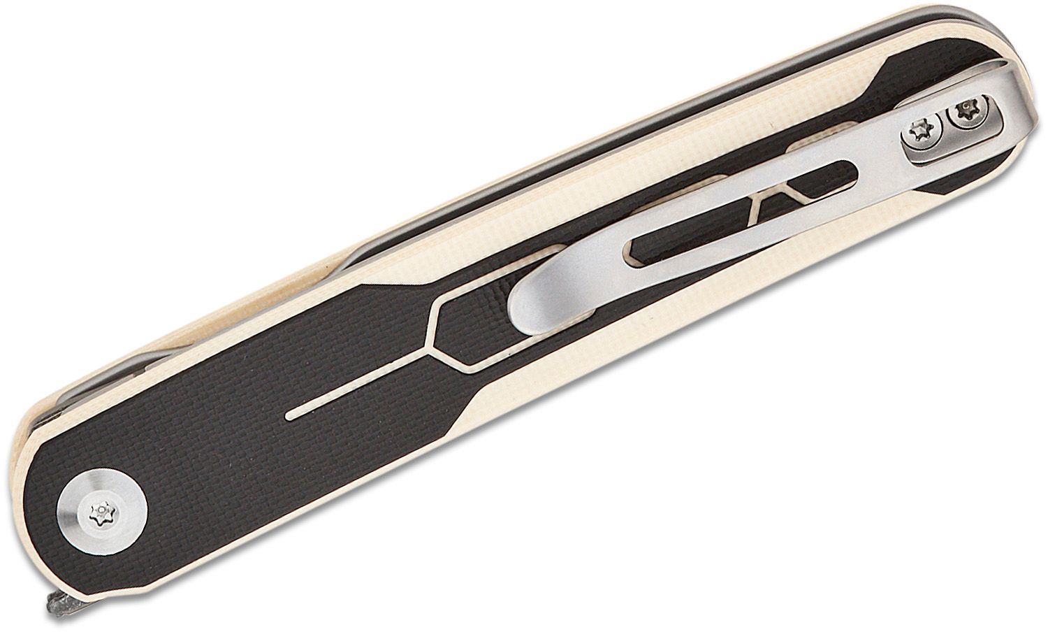 CIVIVI KNIVES KWAIQ LINER LOCK IVORY/BLACK #C23015-DS1