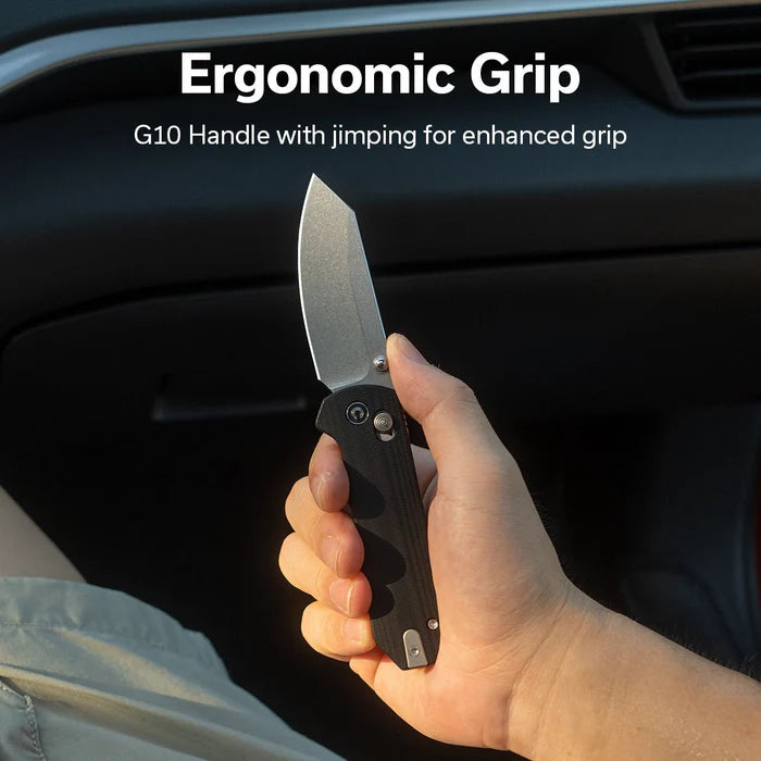 CIVIVI Yonder Thumb Stud & Crossbar Lock Knife G10 Handle #C23073-1