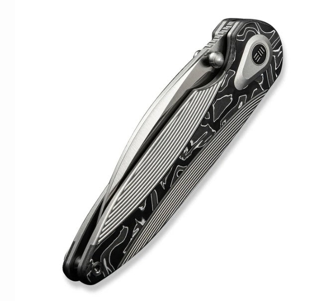 WEKNIFE Zenthra Flipper & Thumb Stud Knife Titanium & Carbon Fiber Handle #WE24021C-4