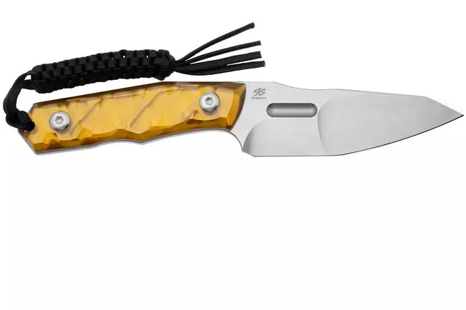 CIVIVI Propugnator Polished Yellow Ultem Handle Stonewashed D2 Blade #C23002-3