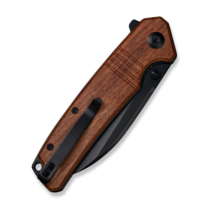 SENCUT Awassi Flipper & Thumb Stud Knife Wood Handle #S24065-3