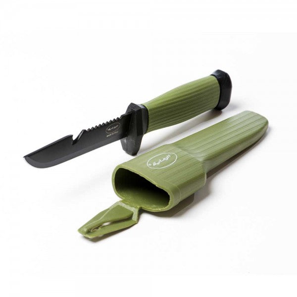 سكين رحلات مع جراب لون اخضر من الرماية  #7-1328
