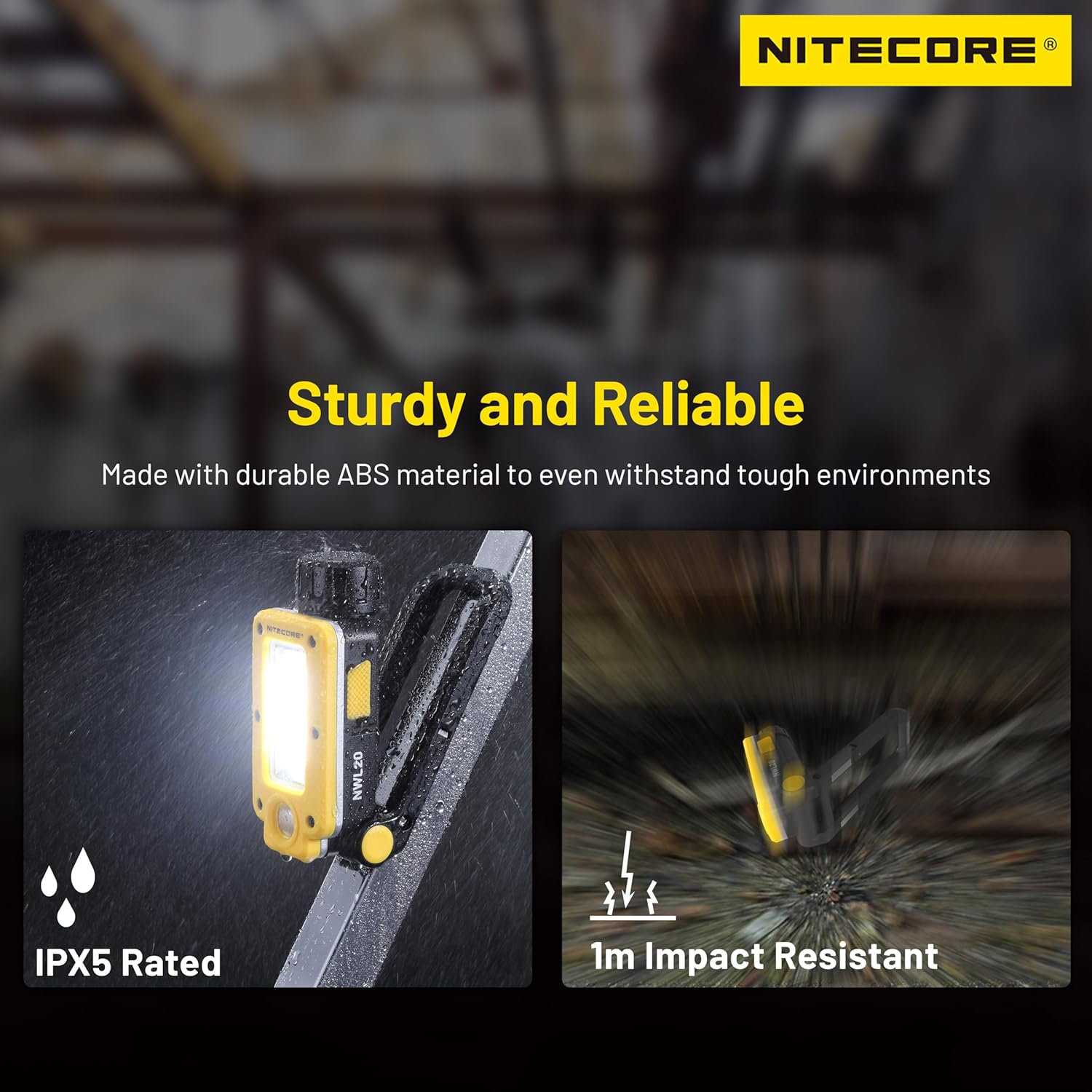 Nitecore Multifunctional Triple Output Work Light NWL20