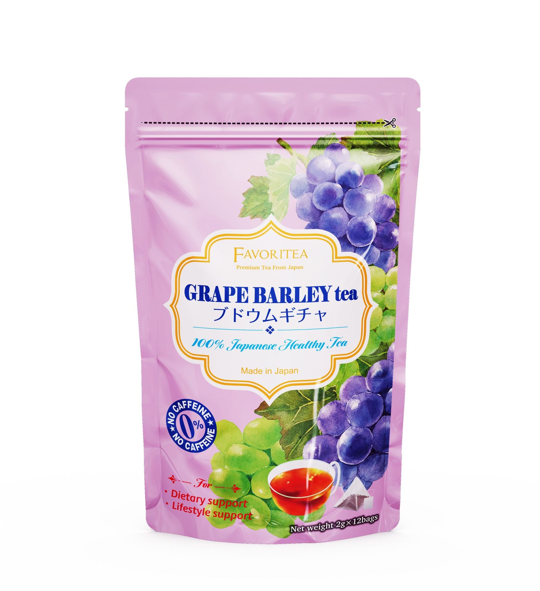 Favoritea Grape Barley Tea 2gx12 Bags