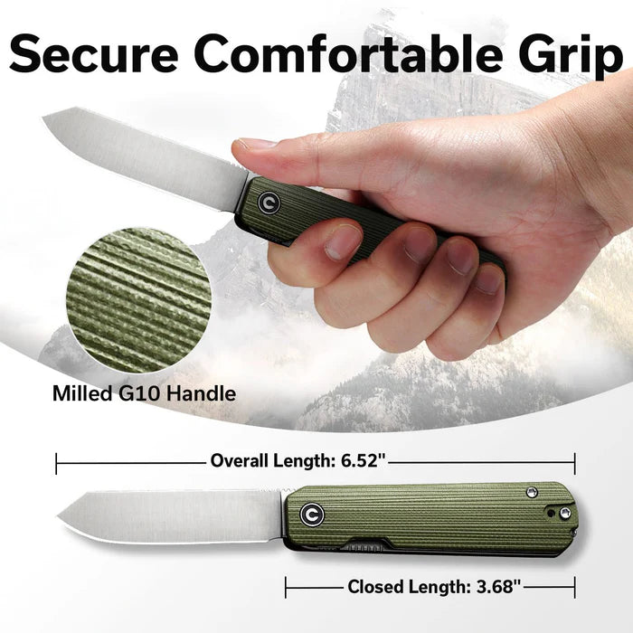 CIVIVI Sendy Flipper Knife G10 Handle #C21004B-1