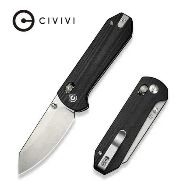 CIVIVI Yonder Thumb Stud & Crossbar Lock Knife G10 Handle #C23073-1
