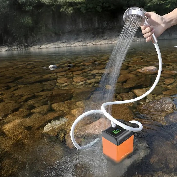 Porodo Lifestyle Portable Shower with Thermometer