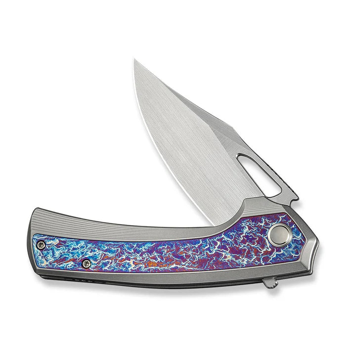 WEKNIFE Nefaris Flipper & Thumb Hole Knife Titanium Handle #WE22040FA-1