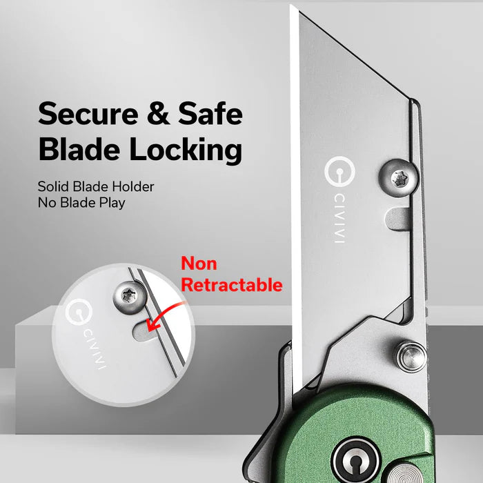 CIVIVI Elementum Utility Thumb Stud & Button Lock Knife Aluminum Handle #C23039B-3