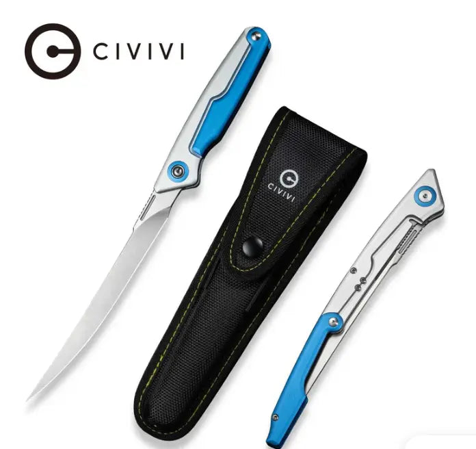 CIVIVI Shawka Folding Fillet Knife Aluminum Handle #C22029B-2