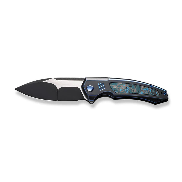 WEKNIFE Hyperactive Flipper Knife Titanium & FatCarbon Fiber Handle #WE23030-3