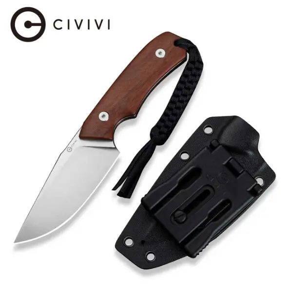 CIVIVI Gander Fixed Blade Knife Wood Handle #C24058B-3