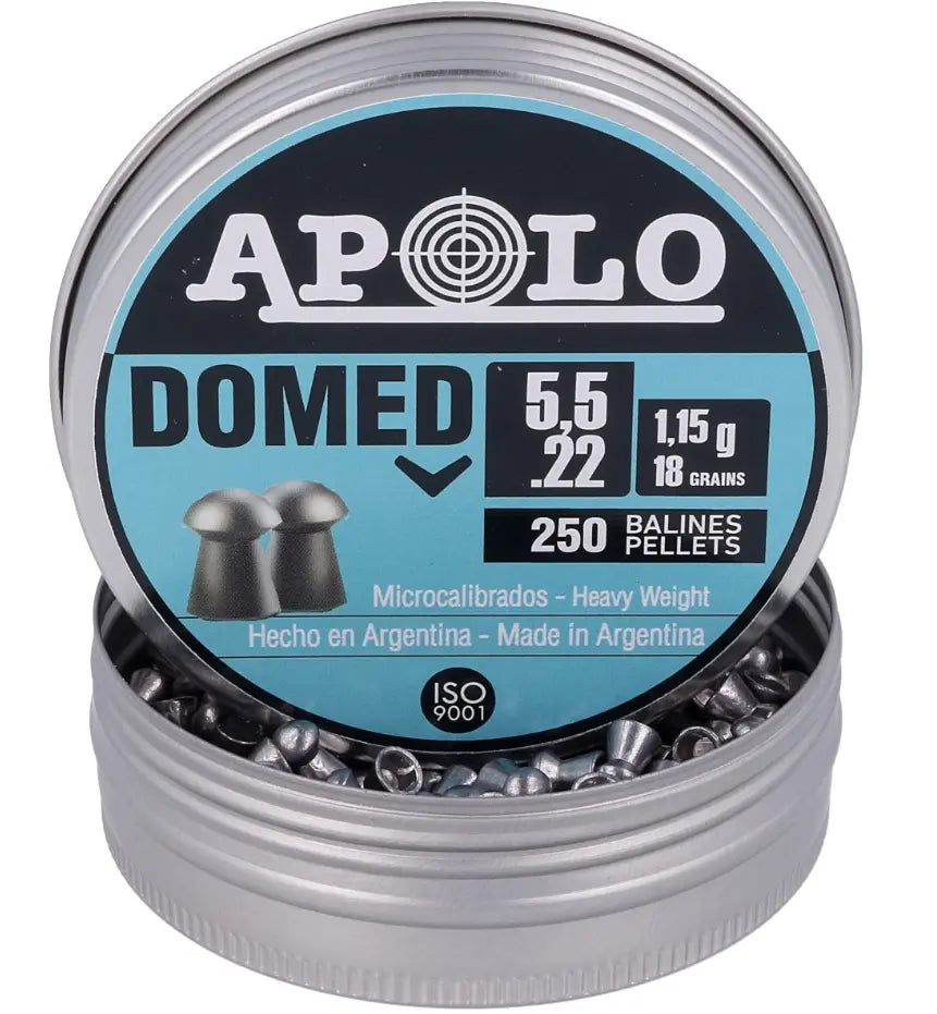 Apolo Pellets Apolo Domed (18 طلقات بنادق - 19911 # 5.5 .Cal) gr هوائية