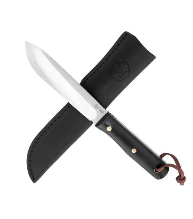 MAIN Survival knife with leather case #3000