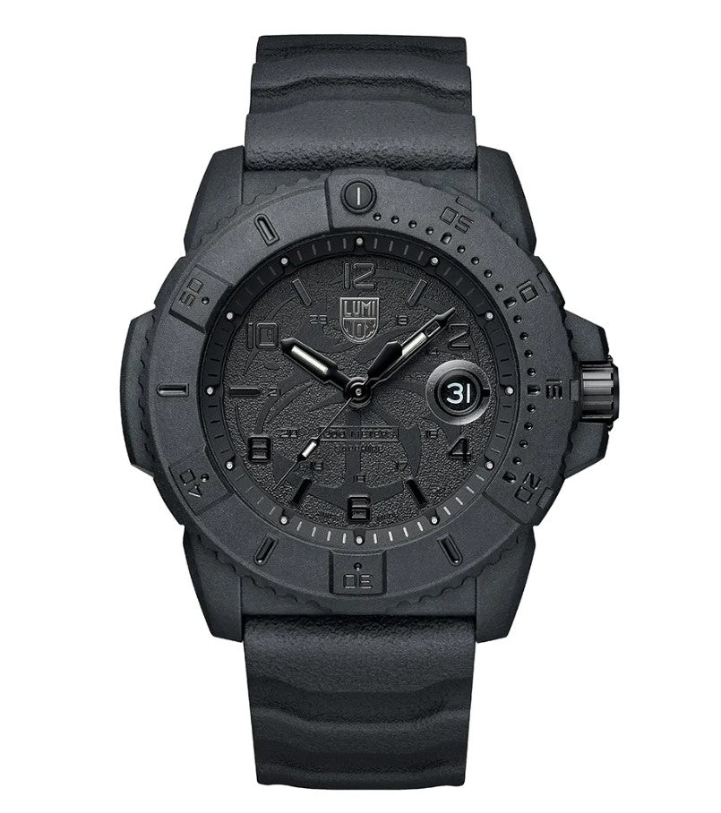 LUMINOX Navy SEAL Foundation Military Blackout Watch #XS.3601.BO.NSF 1