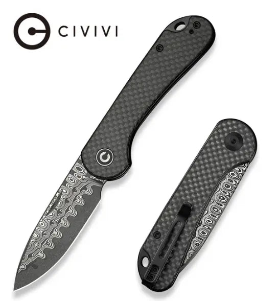 CIVIVI Elementum Slip Joint Knife Carbon Fiber Handle #C18062AJ-DS1