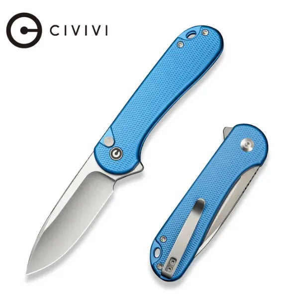 CIVIVI Button Lock Elementum II Flipper Knife Aluminum Handle #C18062PD-2
