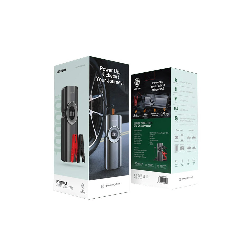 Green Lion Portable Jump Starter #GNJUMPSTRBK