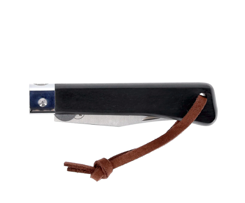 MAIN Workers line pocket knife -Black pressed wood #1151