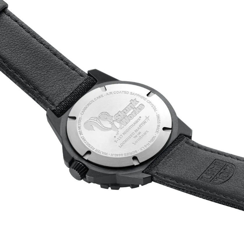 LUMINOX F-117 NIGHTHAWK X SKUNK WORKS 6440 SERIES HERITAGE WRISTWATCH, 44 MM #XA.6442.H.SET