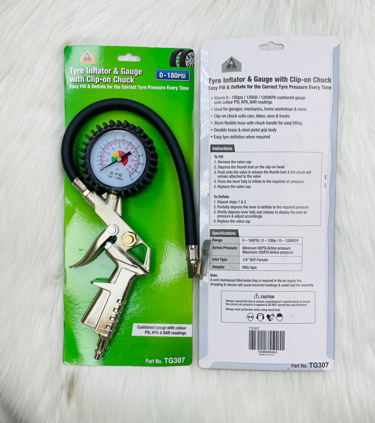 SAFARI TIRE GAUGE #SW-TG307