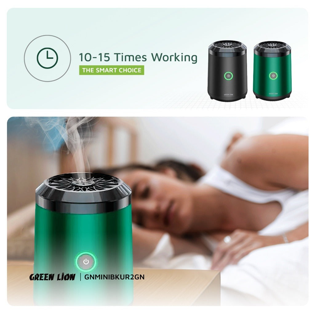 Green Lion Mini Bukhour 2 Incense Burner 2000mAhG