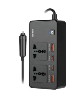 Green Lion GC-200 Car Inverter - Black